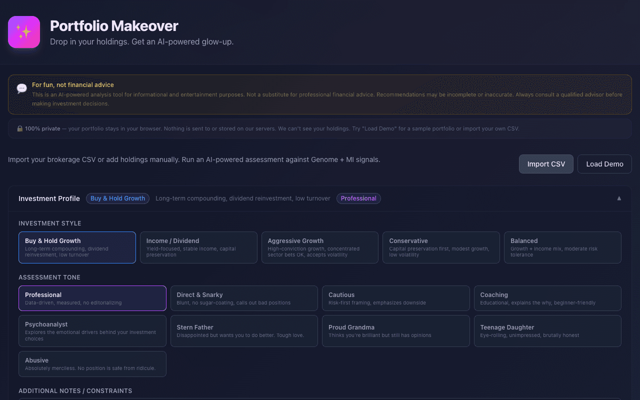 portfolio screenshot