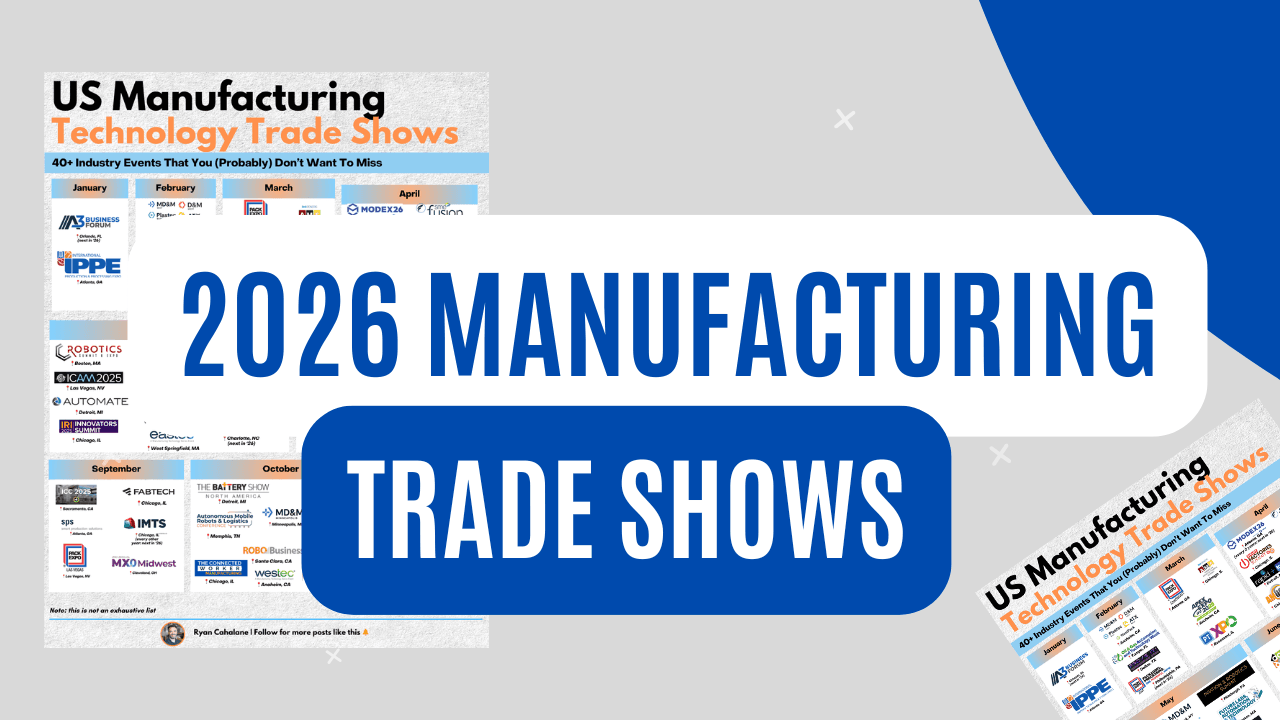 2026 US Manufacturing Technology Trade Shows & Conferences